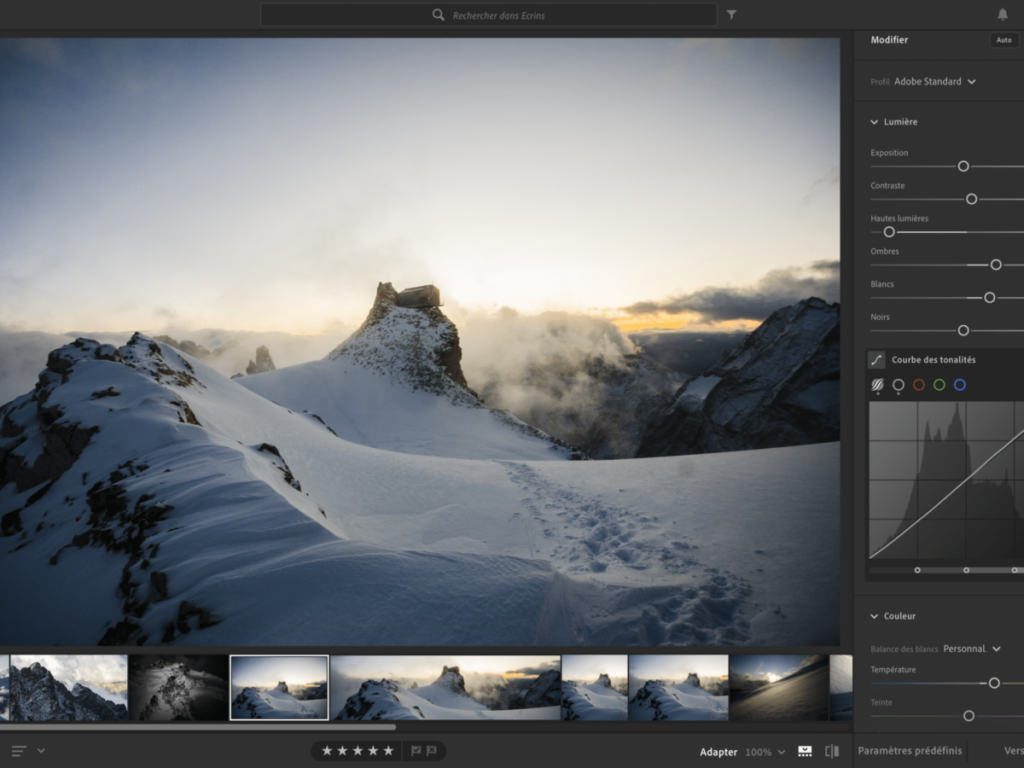 Lightroom le logiciel permettant d'embellir ses photos