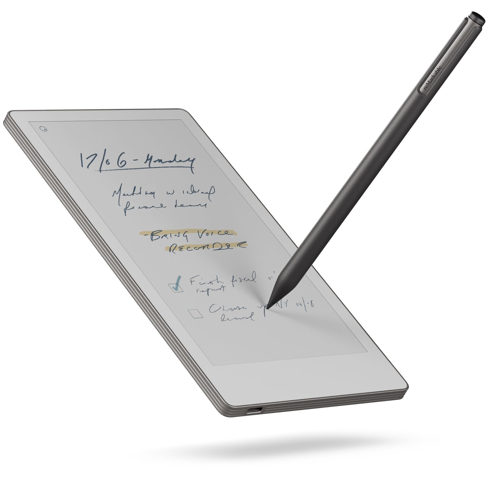 Tablette à encre électronique couleur reMarkable Paper Pro avec son stylet